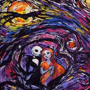 Nightmare Before Christmas Canvas Art